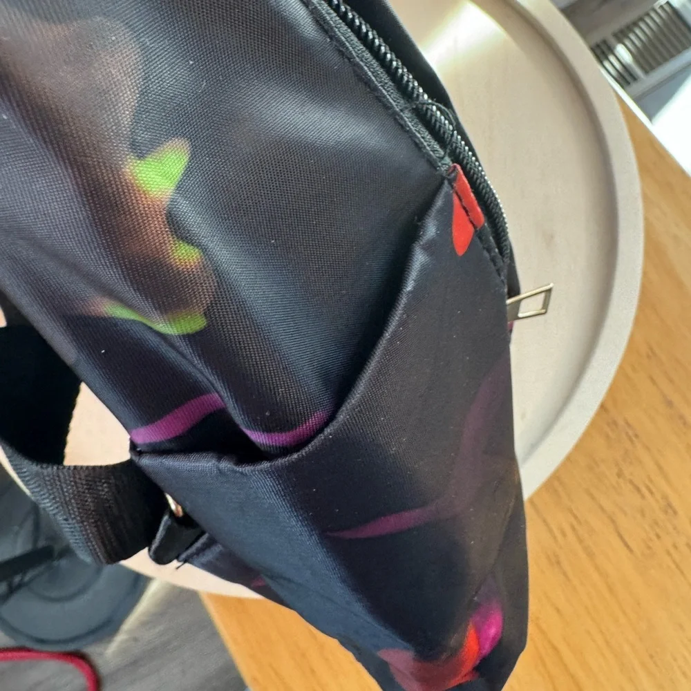 Black Poaba nylon backpack - Picture 10 of 15